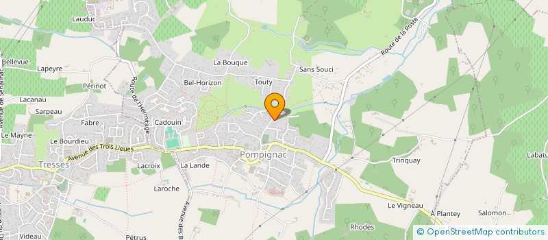 localisation de l'entreprise LIVALBA HOLDING  POMPIGNAC