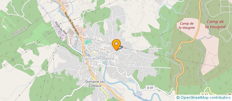 localisation de l'entreprise LIVALOU à TRANS-EN-PROVENCE