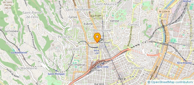 localisation de l'entreprise LIVARA à NICE