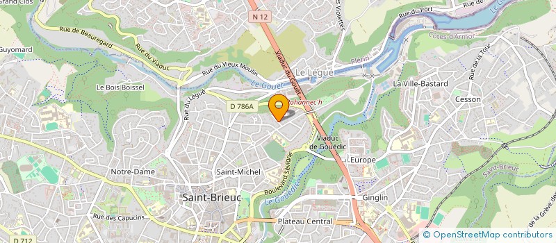 localisation de l'entreprise LIVAROT à SAINT-BRIEUC