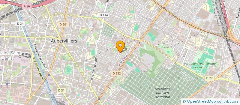 localisation de l'entreprise LIVAY CONSULTING à AUBERVILLIERS
