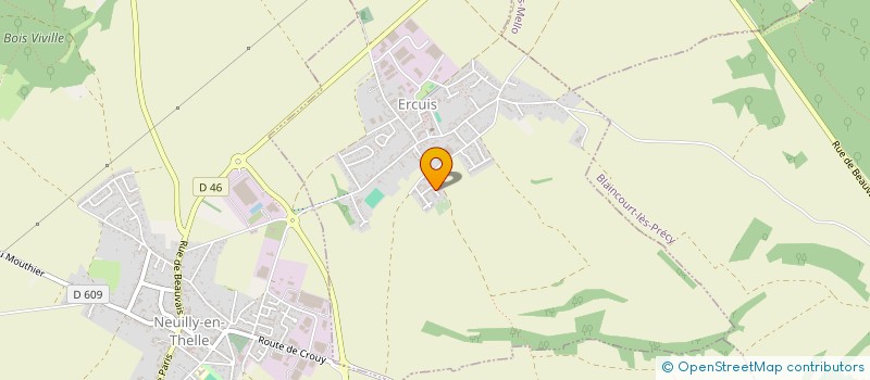 localisation de l'entreprise LIVCAR  ERCUIS