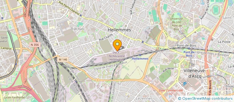 localisation de l'entreprise LIVCF à LILLE