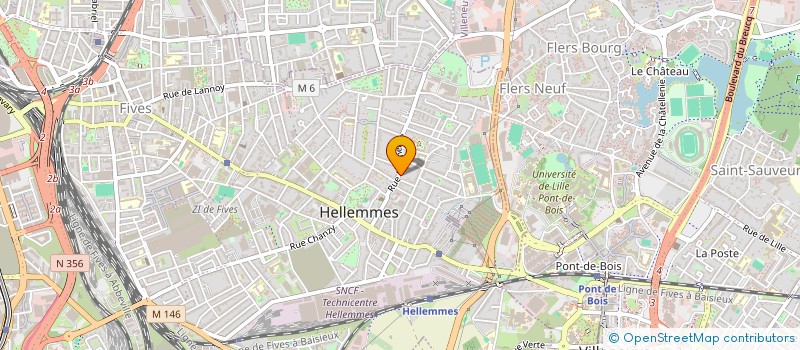 localisation de l'entreprise LIVE 6TEME  LILLE