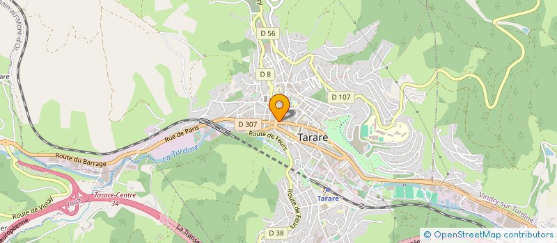localisation de l'entreprise LIVE à TARARE