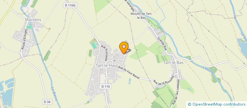 localisation de l'entreprise LIVE ACADEMY  TART