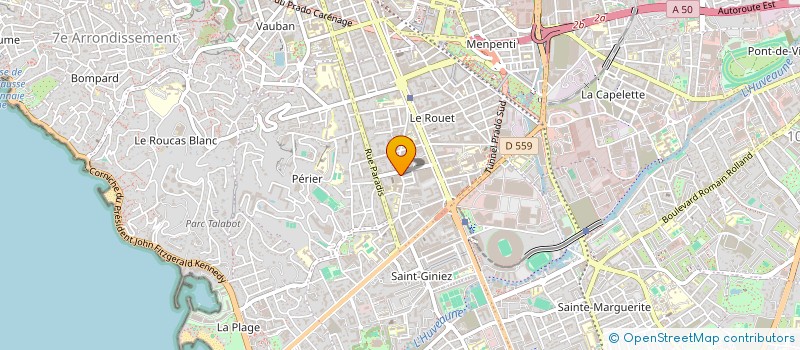 localisation de l'entreprise LIVE ANATOMY à MARSEILLE