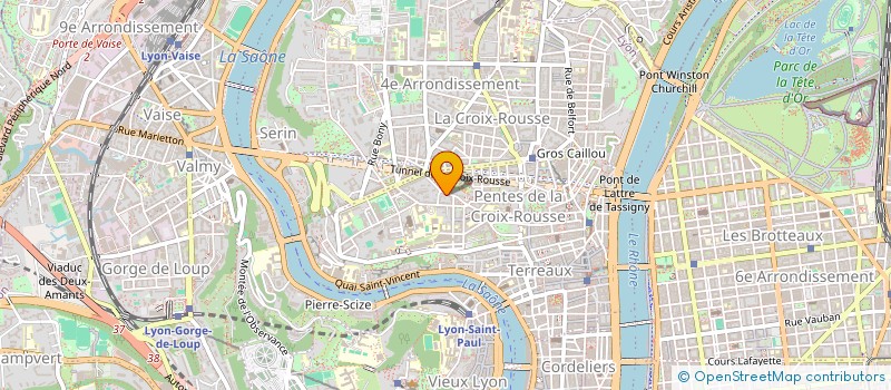 localisation de l'entreprise LIVE ARCHITECTURE à LYON