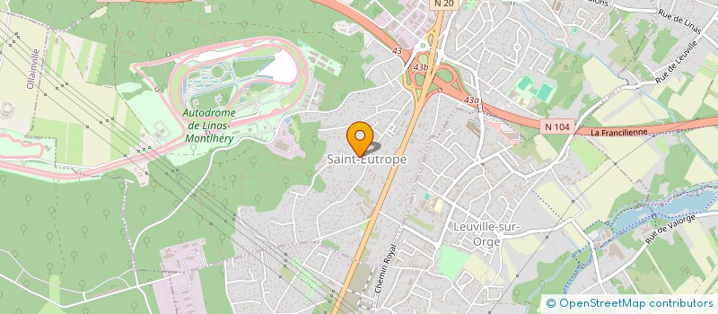 localisation de l'entreprise LIVE ASCENSEURS  LINAS