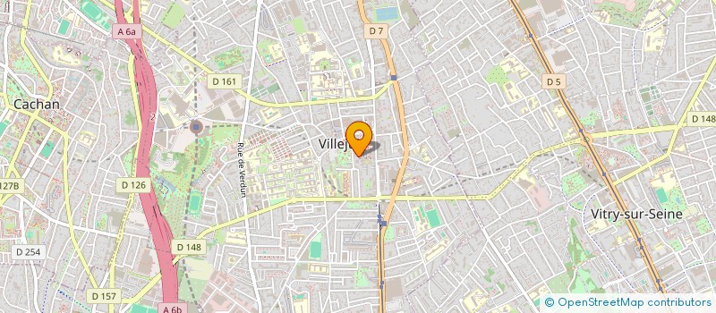 localisation de l'entreprise LIVE ASSURANCE  VILLEJUIF