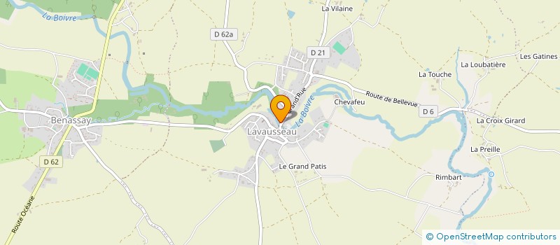 localisation de l'entreprise LIVE'AUSSEAU  BOIVRE-LA-VALLEE