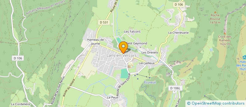 localisation de l'entreprise LIVE AWARE  LANS-EN-VERCORS