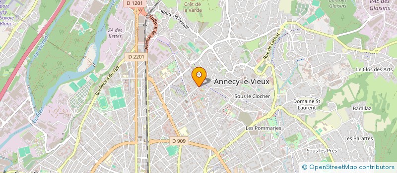 localisation de l'entreprise LIVE COURTAGE  ANNECY