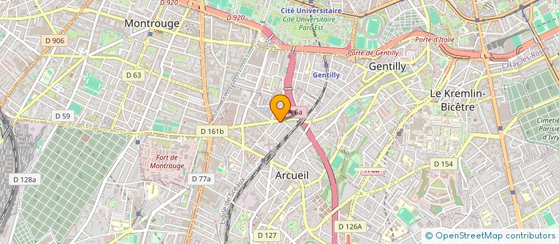 localisation de l'entreprise LIVE DESIGNERS STUDIO  ARCUEIL