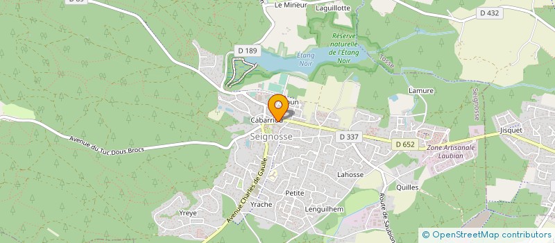 localisation de l'entreprise LIVE EN POCHE  SEIGNOSSE