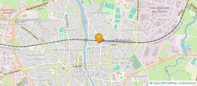 localisation de l'entreprise LIVE ENGLISH à LAVAL