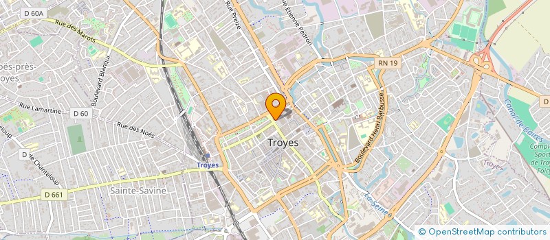 localisation de l'entreprise LIVE FOOD à TROYES