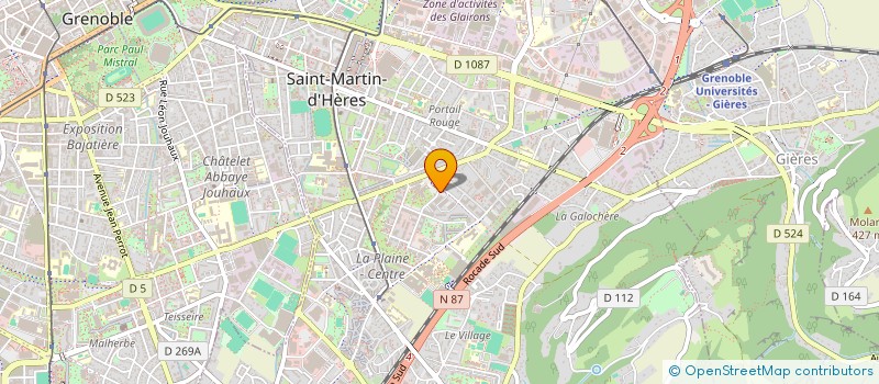 localisation de l'entreprise LIVE-FX à SAINT-MARTIN-D'HERES