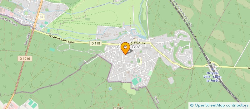 localisation de l'entreprise LIVE GENERATION 60  COYE-LA-FORET