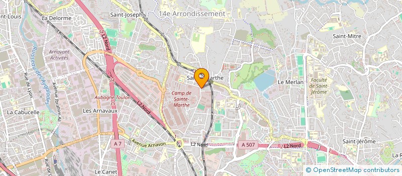 localisation de l'entreprise LIVE LOVE MARSEILLE  MARSEILLE