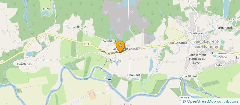 localisation de l'entreprise LIVE MUSIC RADIO GROUP  SAINT-LAURENT-DES-HOMMES