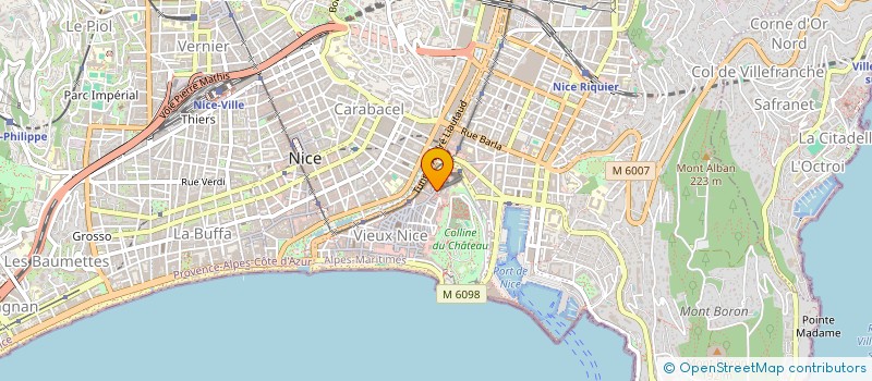 localisation de l'entreprise LIVE.O à NICE