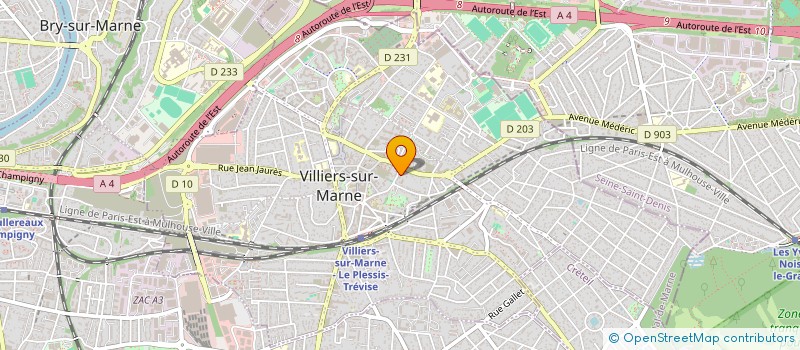 localisation de l'entreprise LIVE PERF à VILLIERS-SUR-MARNE