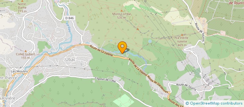 localisation de l'entreprise LIVE PROD  COGNOCOLI-MONTICCHI