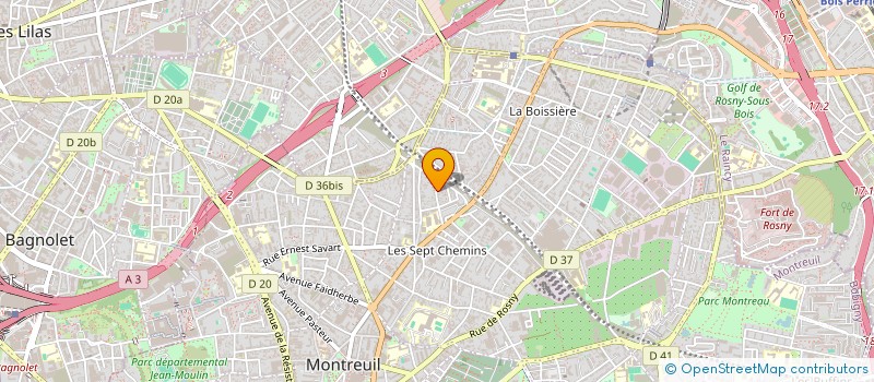 localisation de l'entreprise LIVE PRODUCTION à MONTREUIL