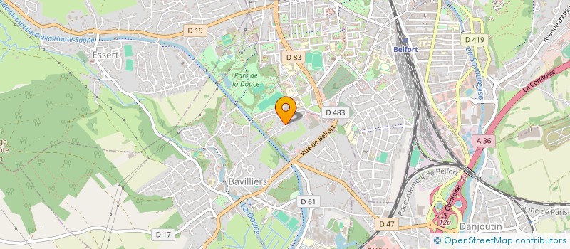 localisation de l'entreprise LIVE SOUND EXPERIENCE  BAVILLIERS