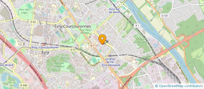 localisation de l'entreprise LIVE TIME à EVRY-COURCOURONNES