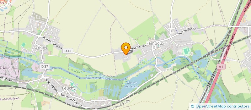 localisation de l'entreprise LIVE VIEW PRODUCTION  FAMPOUX