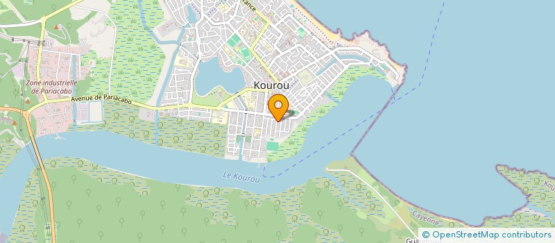 localisation de l'entreprise LIVE YOUR DREAMS (L.Y.D)  KOUROU