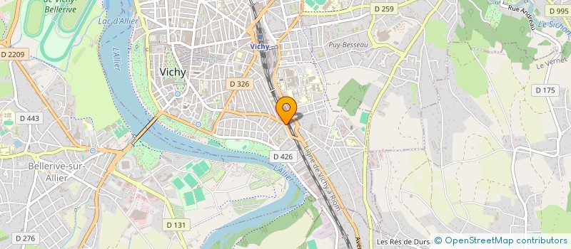 localisation de l'entreprise LIVECOPRO à VICHY