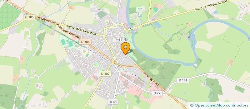 localisation de l'entreprise LIVELY DOG  LE LUDE