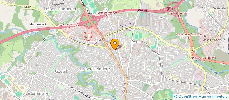 localisation de l'entreprise LIVENT à NANTES