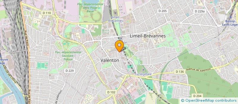 localisation de l'entreprise LIVEO à VALENTON