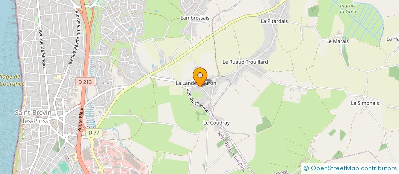 localisation de l'entreprise LIVEPROD à SAINT-BREVIN-LES-PINS