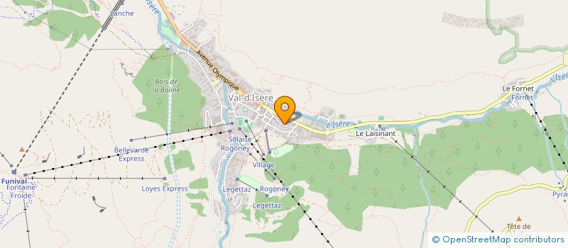 localisation de l'entreprise LIVER BIRD  VAL-D'ISERE