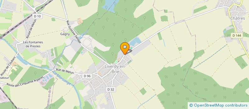 localisation de l'entreprise LIVERDY CHATRES SPORTIF  LIVERDY-EN-BRIE