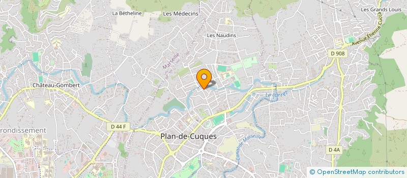 localisation de l'entreprise LIVERIS FRERES à PLAN-DE-CUQUES