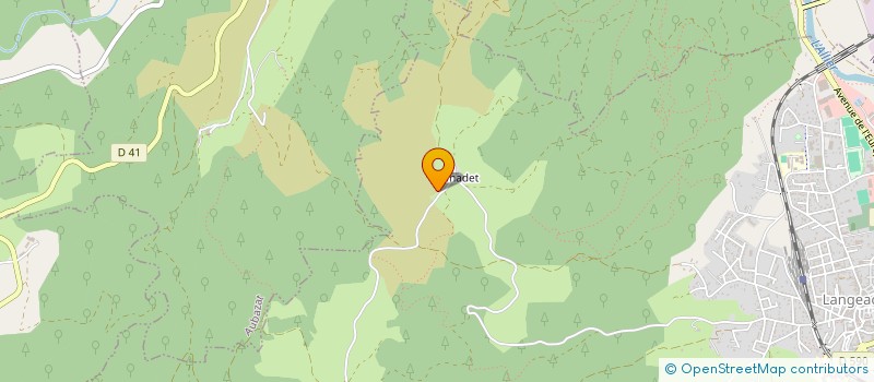 localisation de l'entreprise LIVERNOIS-FRERES  FERRUSSAC