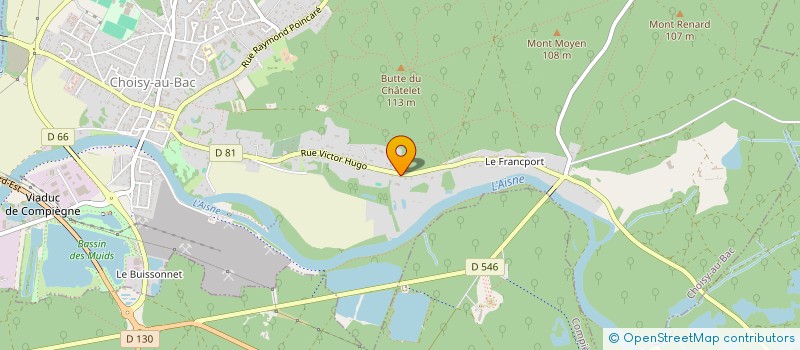 localisation de l'entreprise LIVERSET B PATRIMOINE 2  CHOISY-AU-BAC