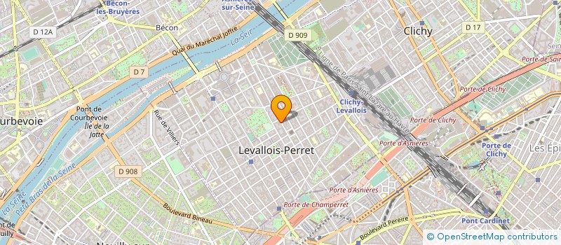 localisation de l'entreprise LIVET ET COMPAGNIE à LEVALLOIS-PERRET
