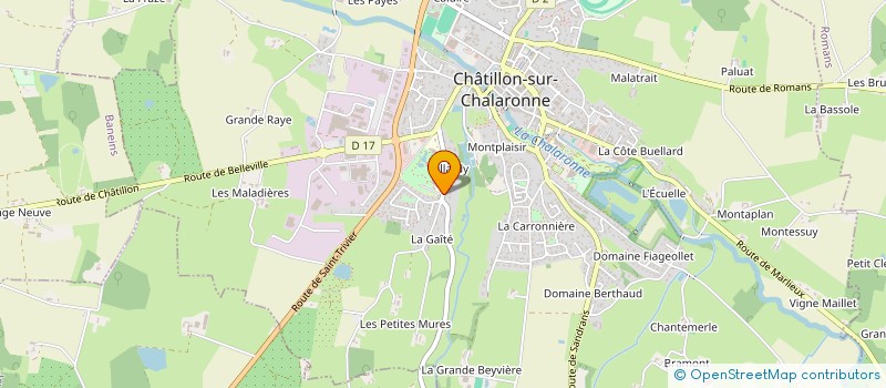 localisation de l'entreprise LIVETECH à CHATILLON-SUR-CHALARONNE