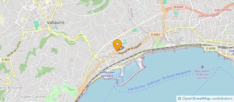 localisation de l'entreprise LIVETEHPAD à VALLAURIS