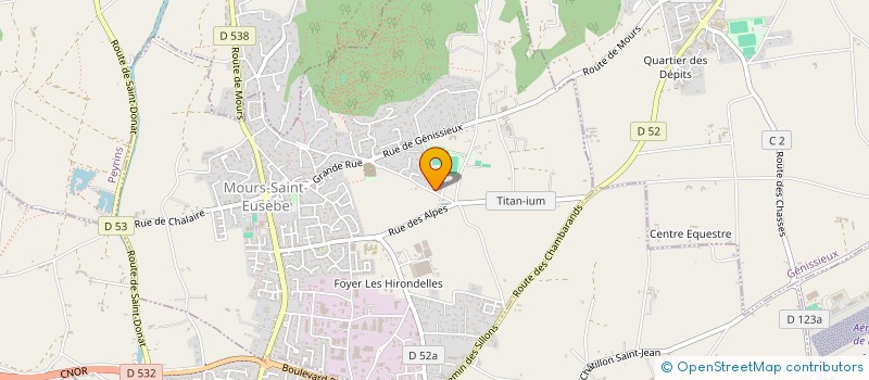 localisation de l'entreprise LIVEVIA  MOURS-SAINT-EUSEBE