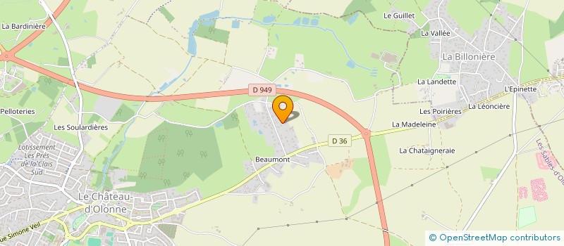 localisation de l'entreprise LIVI à LES SABLES D'OLONNE