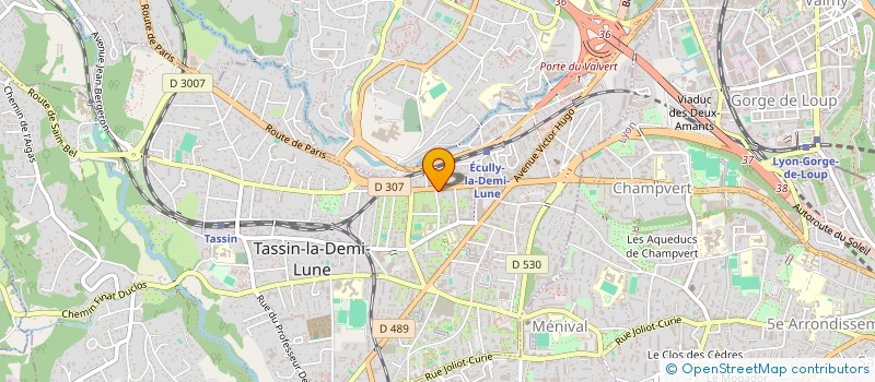 localisation de l'entreprise LIVI à TASSIN-LA-DEMI-LUNE