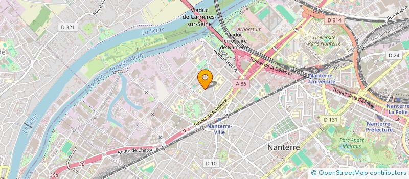 localisation de l'entreprise LIVI PATRIMOINE  NANTERRE